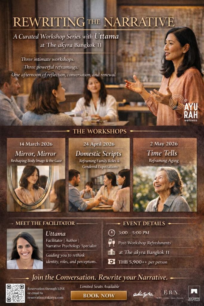 Rewriting the Narrative Workshop in Bangkok - Ayurah Wellness
